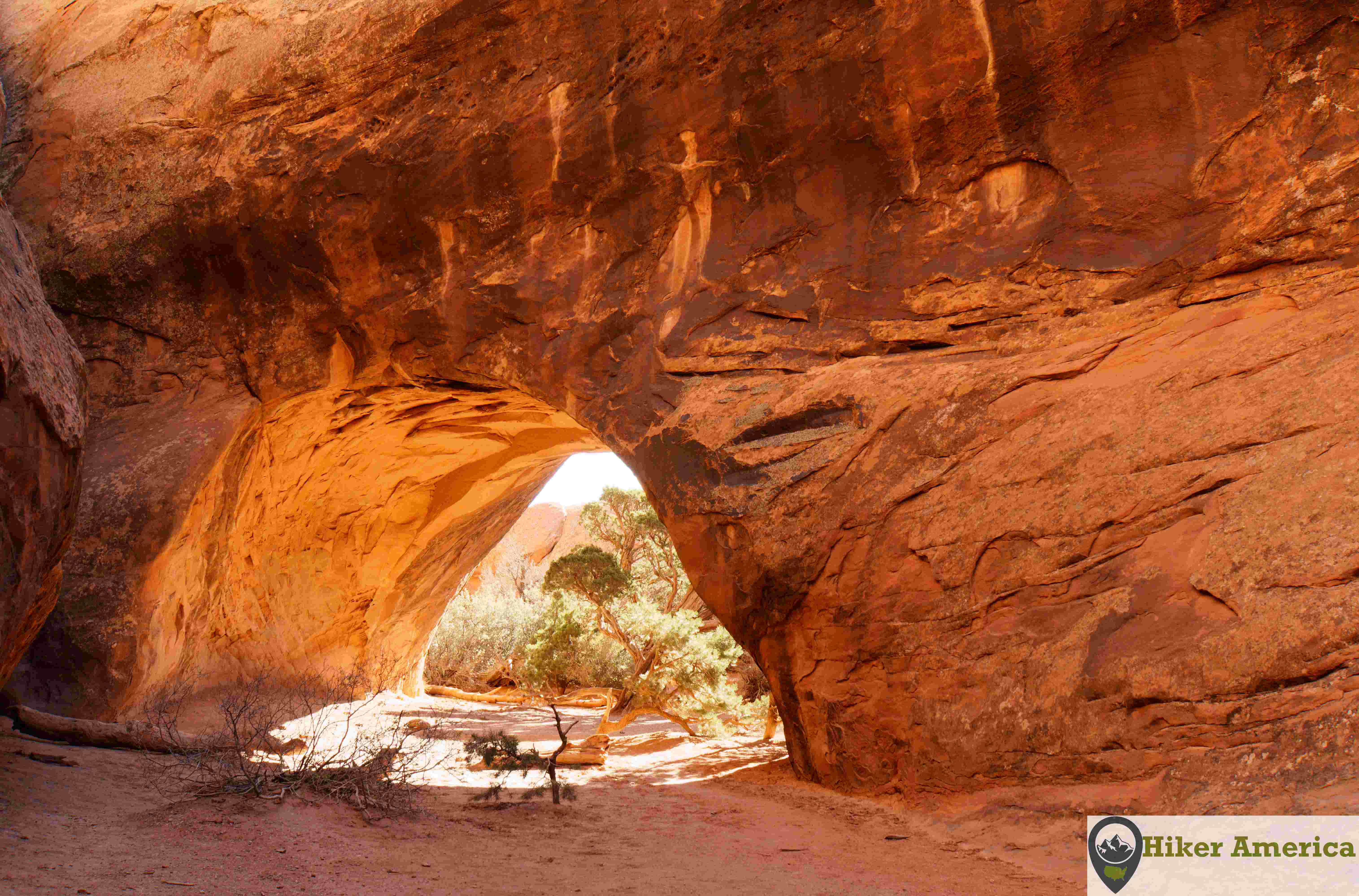 Navajo Arch from the backside.